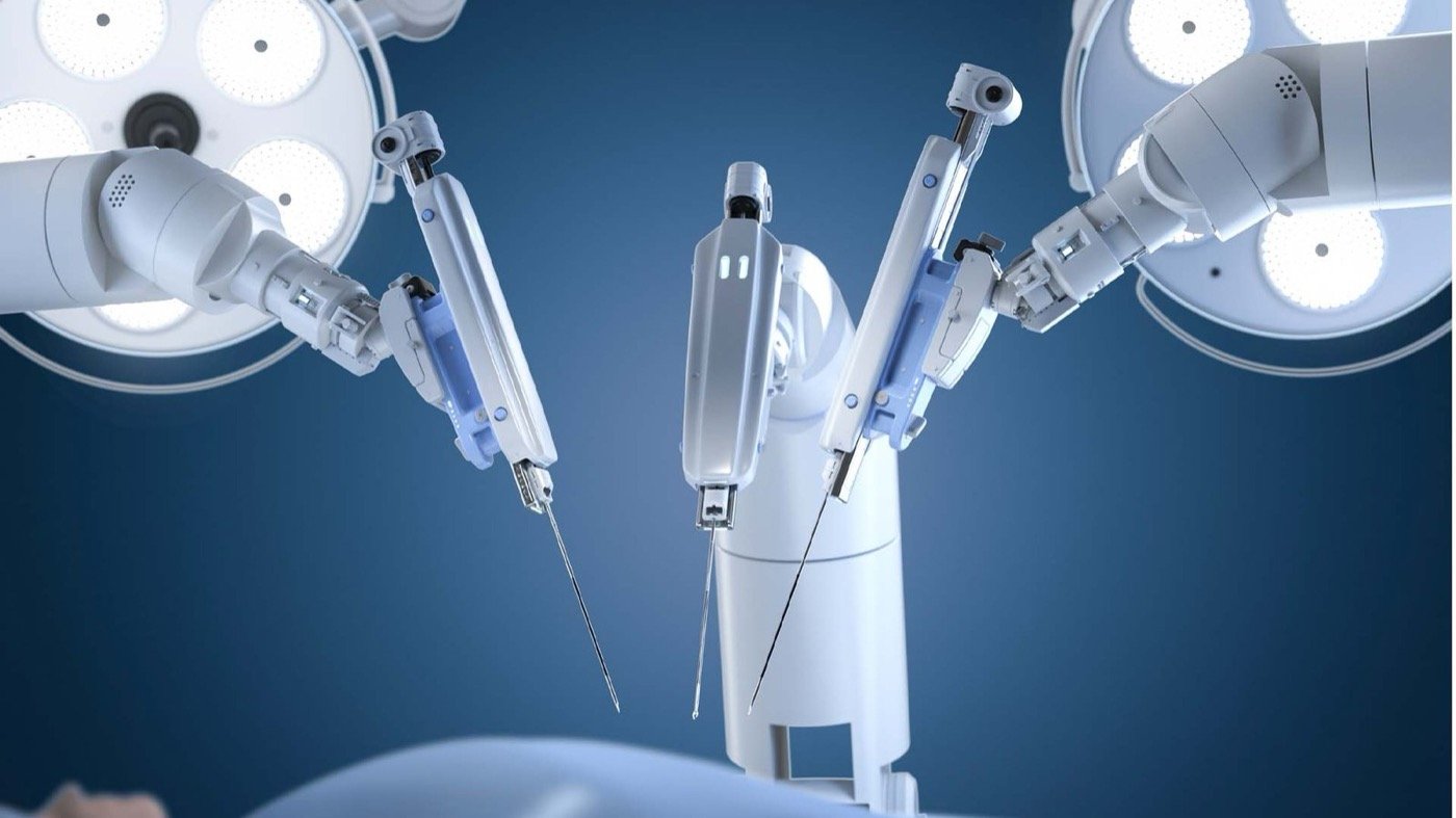 Sistema de cirurgia robótica em centro cirúrgico
